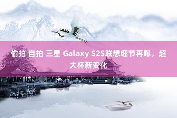 偷拍 自拍 三星 Galaxy S25联想细节再曝，超大杯新变化