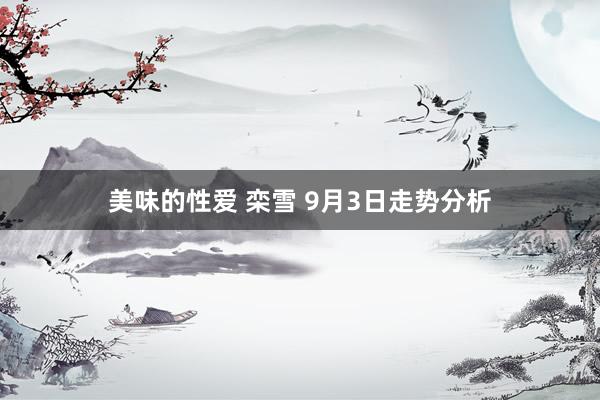 美味的性爱 栾雪 9月3日走势分析