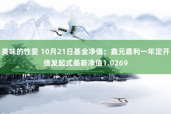 美味的性爱 10月21日基金净值：鑫元嘉利一年定开债发起式最新净值1.0269