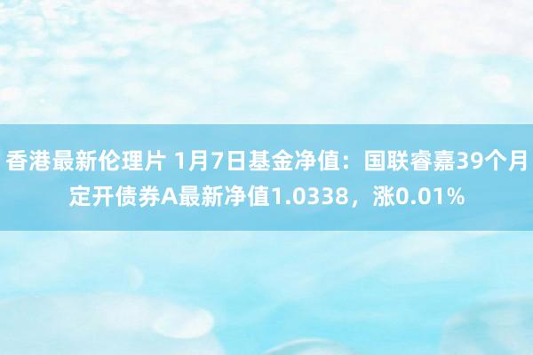 香港最新伦理片 1月7日基金净值：国联睿嘉39个月定开债券A最新净值1.0338，涨0.01%